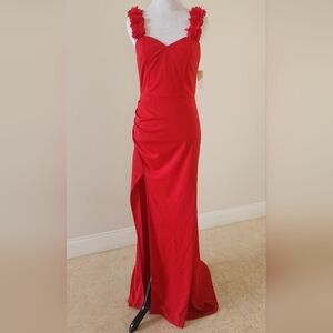 Elegant Red Women's Dress